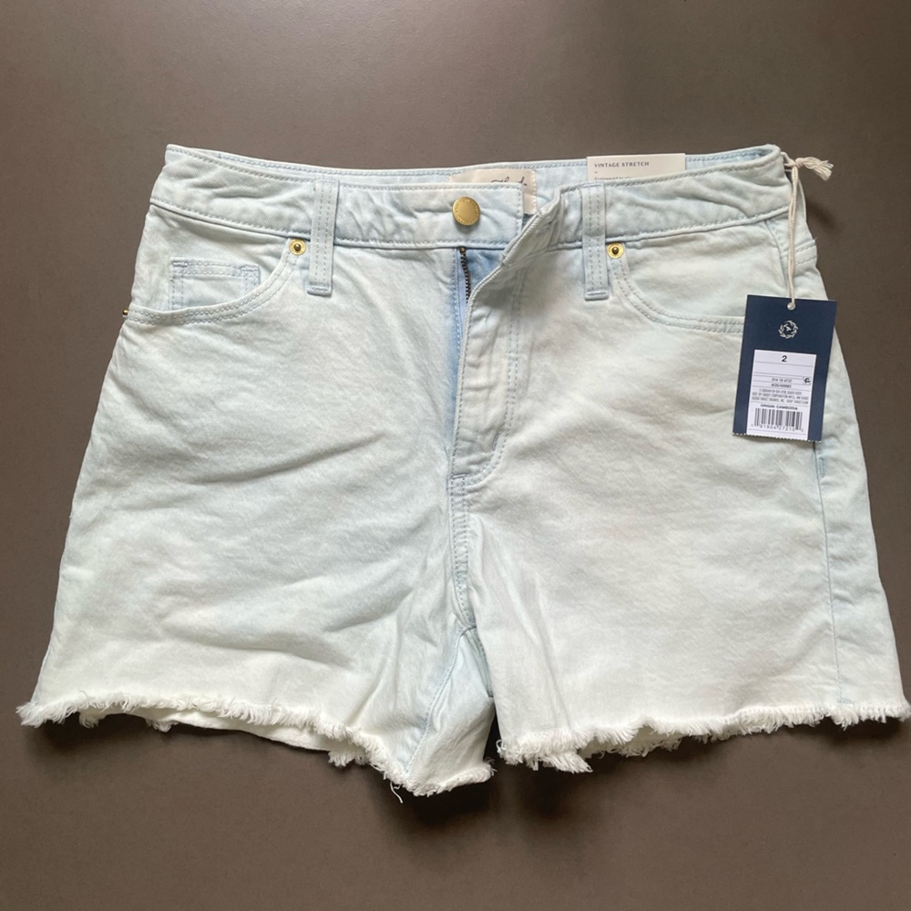 Light blue denim shorts- Size 2/26. NEW!